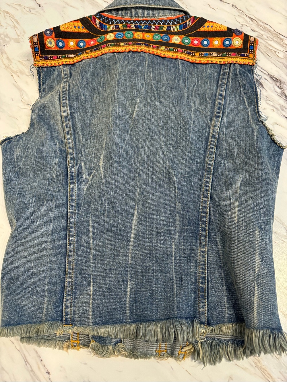 Denim & Supply Ralph Lauren Blue Denim Embroidered Jacket - Picture 9 of 10